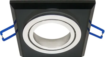Produktbild von Verstellbare Glasdeckenleuchte CRYSTAL R Schwarz IP20 quadratisch schwarz EDO777405 EDO