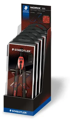 Image de STAEDTLER® 555 01-24 NORIX®  555 Compas, rouge