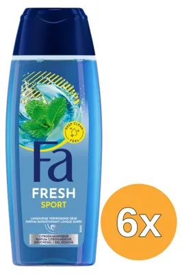 Productafbeelding van 6x Fa Douchegel Fresh Sport (250 ml)