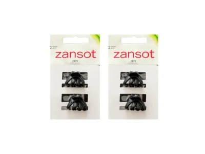 Productafbeelding van Zansot Sponka Chobotnice, 2,5 cm, mat zwart, 2 stuks