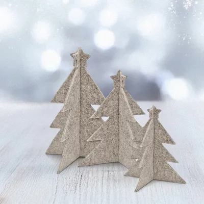 Produktbild von Deko-Tannenbaum XMAS 3er-Set
