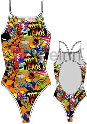 Image de Maillot de bain Turbo Total Caos Multicolore 11-12 ans Fille Multicolore 11-12 ans