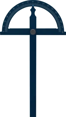Productafbeelding van Aluminium hoekmaat met begrenzing, PRD, 150x270 mm
