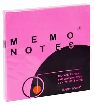 Image de Dalpo Sklerotki Notes Adhésives Vives 75x75mm 80 Feuilles