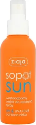 Produktbild von Ziaja Sopot Sonnenschutz-Spray LSF6 125ml - Leichtes Sonnenschutzöl für sanften UV-Schutz