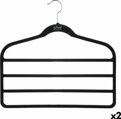 Produktbild von 5five Simply Smart Trouser Multi Hanger Schwarz Nylon ABS 44,8 x 41,5 cm Hosen