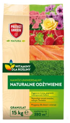 Zdjęcie produktu dla Nawóz Uniwersalny Do Warzyw Owoców Trawnika Odżywiający Naturalny 15 Kg