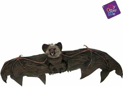Produktbild von Halloween dekorácie Môj druhý ja netopier 39 x 79 x 90 cm polícia čierna