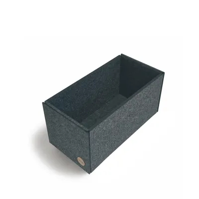 Produktbild von Aufbewahrungsbox CLEAN Filz 36,5 x 18 x 20 cm ohne Deckel in anthrazit meliert