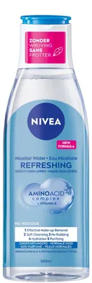 Image de Eau micellaire Nivea 3 en 1 rafraîchissante pour peaux normales