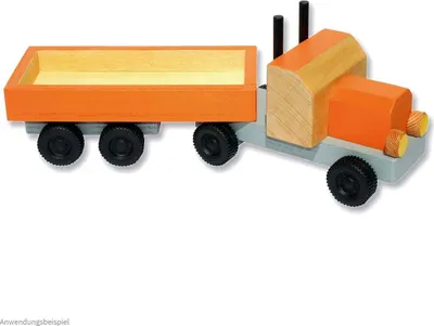 Immagine prodotto di fiammiferi21 camion camion articolato kit in legno per bambini kit artigianali kit in legno da 9 anni