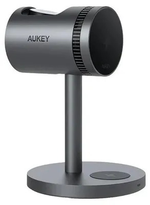 Zdjęcie produktu dla AUKEY MagFusion 3-IN-1 Fastcharger, Wewnętrzna, USB, Czarny
