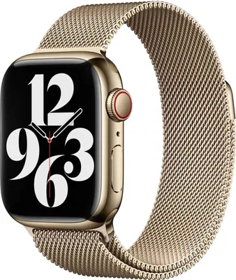Produktbild von Apple Milanaise Loop Armband Gold 384041mm