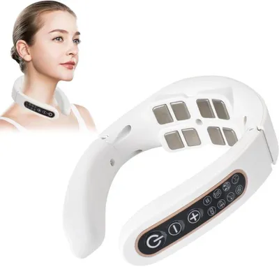 Productafbeelding van Azomor® Draadloze nekmassageapparaat met warmtefunctie en verschillende instellingen