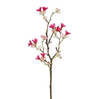 Produktbild von Künstlicher Scheinquittenzweig, ca. 51cm. Kunstblume Quitte Rosa Pink