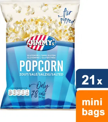 Produktbild von Jimmy's - Popcorn Salz - 21 mini beutel