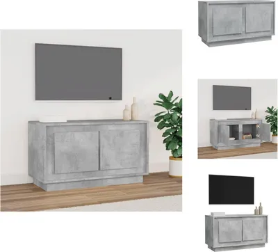 Immagine prodotto di mobile TV vidaXL grigio cemento 80x35x45 cm materiale a base di legno - Mobili TV