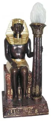 Image de Figurine égyptienne Lampe Lampadaire Statue Pharaon 60 cm Statues Figures