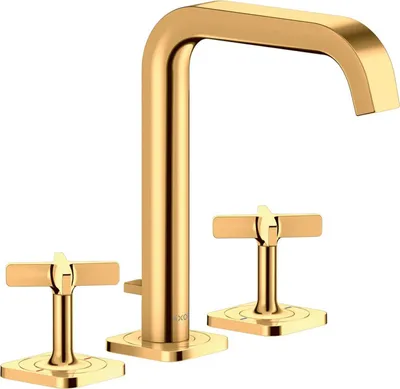 Immagine prodotto di hansgrohe AXOR Citterio E Mélangeur lavabo 3 trous 170 avec vidage automatique et rosettes, 36108990, 36108990