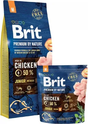 Image de Brit Premium By Nature Junior M Medium 3kg