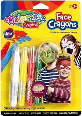 Zdjęcie produktu dla Farby do twarzy Colorino w rączce (5 kolorów)