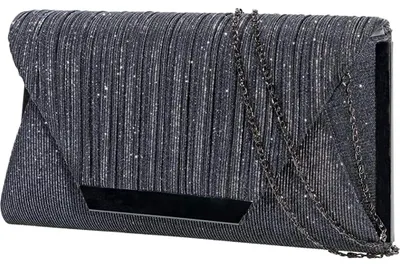 Produktbild von Glitzernde Clutch-Geldbörsen für Damen, Abendtaschen und Clutches, Handtaschen mit Überschlagklappe, formelle Handtaschen für Hochzeiten, Partys und Abschlussbälle