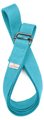 Produktbild von yogabox Yogagurt BASIC mit Schiebeverschluss - türkis 2,5 m