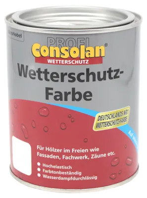 Produktbild von Consolan Profi Wetterschutzfarbe rotbraun 204 0,75L