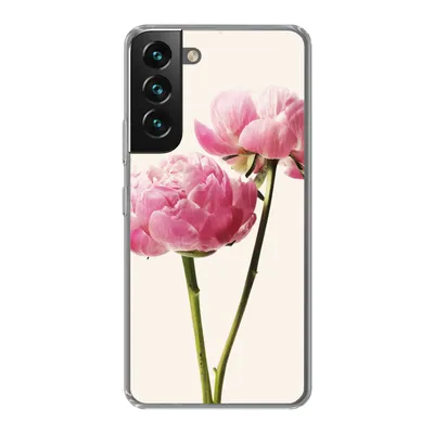 Produktbild von MuchoWow® Handyhülle Schutzhülle Hülle für Samsung Galaxy S22 Plus Blumen - Blüte - Rosa Silikon Softcase Handy Hülle - Schutzabdeckung