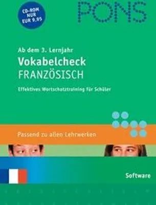 Produktbild von PONS Vokabelcheck Französisch 3./4. Lernjahr