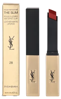 Produktbild von Yves Saint Laurent Rouge Pur Couture The Slim, Rot, True Chili, 1 Farben, Matte, Creme, AQUA / WATER ● DIMETHICONE ● ISODODECANE ●BUTYLENE GLYCOL ● SYNTHETIC FLUORPHLOGOPITE ●...