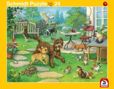 Produktbild von Schmidt Spiele 56811 2erSet RAPU Haustiere /Heimische Tiere 24 Teile / 40 Teile Sonstige
