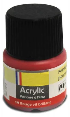 Image de Heller - rouge vif brillant - n°19 - peinture pour maquette