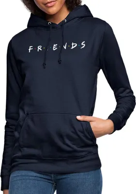 Produktbild von Spreadshirt Friends Logo Frauen Hoodie, XXL, Navy