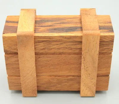 Produktbild von Secret-Box Geheimbox Schatztruhe Versteck Holz Knobelspiel