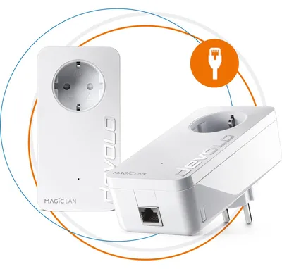 Obrázek produktu pro devolo Magic 1 LAN Powerline 1x Gigabitový port LAN 2x adaptéry