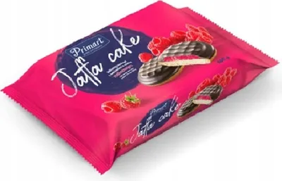 Immagine prodotto di Primart Biscotti Jaffa con ripieno al lampone 260 g