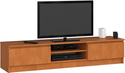 Image de Meuble TV 160 cm Olcha - Mobilier moderne et élégant avec finition mate et montage facile