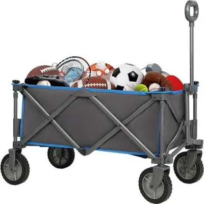 Immagine prodotto di Carrello della spesa pieghevole 80x40x30 cm, portata 100 kg