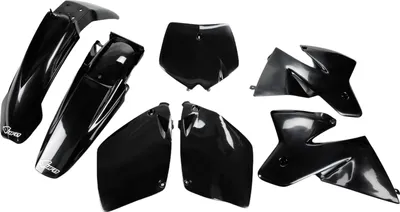 Produktbild von Verkleidungskit UFO PLAST 7-teilig Verkleidungssatz Kunststoff für KTM SX Racing 125 - 400 ccm Bj. 1998 - 2000, Farbe:schwarz