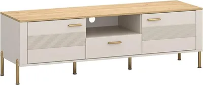 Produktbild von Kondela TV-Lowboard Runol 2D1S - Kaschmir / Steineiche