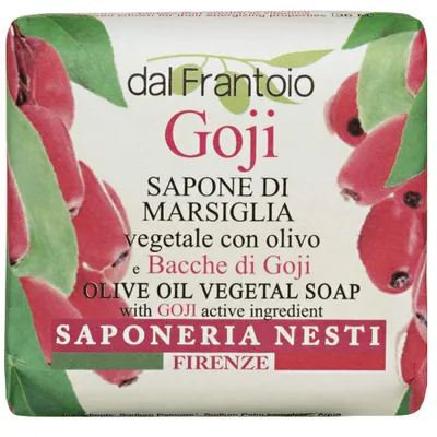 Produktbild von Saponeria Nesti dal Frantoio Natürliche Marsiglia Seife Goji & Olivenöl 100 g