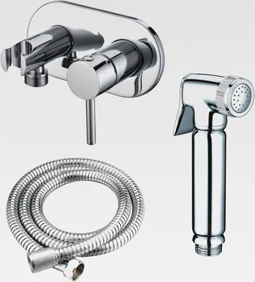 Produktbild von Design WC/Bidet Handbrause Komplettset mit Mischer