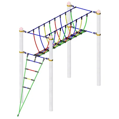 Produktbild von Huck Seilspielgeräte Vario-Kletterpark Einzelelement "Seilbrücke"
