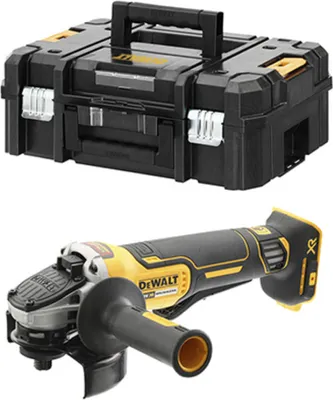 Produktbild von DeWALT DCG406NT-XJ Akku-Winkelschleifer (bl) 800 Watt, 18V, 125 mm, 9.000 min-1, M14, T STAK-Box II, ohne Akku