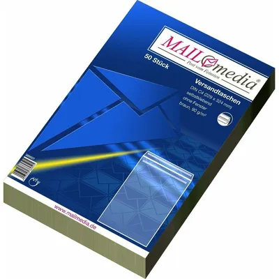 Produktbild von 50 Versandtaschen C4 Briefumschläge 90g braun