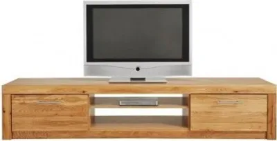 Produktbild von TV-Teil Fernseh Tisch Lowboard Rack wildeiche teilmassiv, geölt