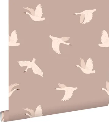 Obrázek produktu pro ESTAhome tapeta labutě tmavě růžová 50 x 900 cm