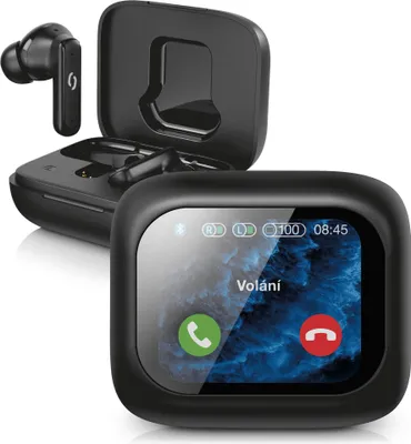 Produktbild von Pods LCD Kopfhörer, halbgeschlossen, mit ANC, Bluetooth 5.4, 22h Akkulaufzeit, schwarz