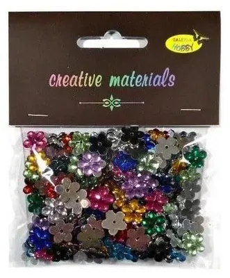 Produktbild von Acrylblümchen 12 mm, 22 g – Galeria Hobby